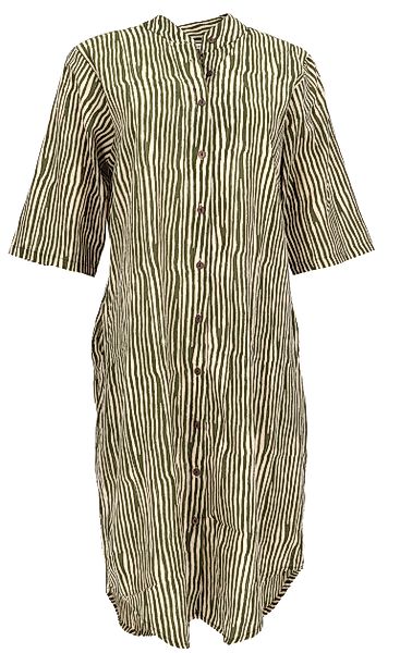 Guru-Shop Midikleid Boho Hemdkleid, lange gestreifte günstig online kaufen