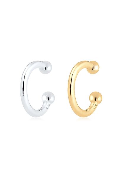 Elli Paar Ohrhaken Earcuff Set Bicolor günstig online kaufen