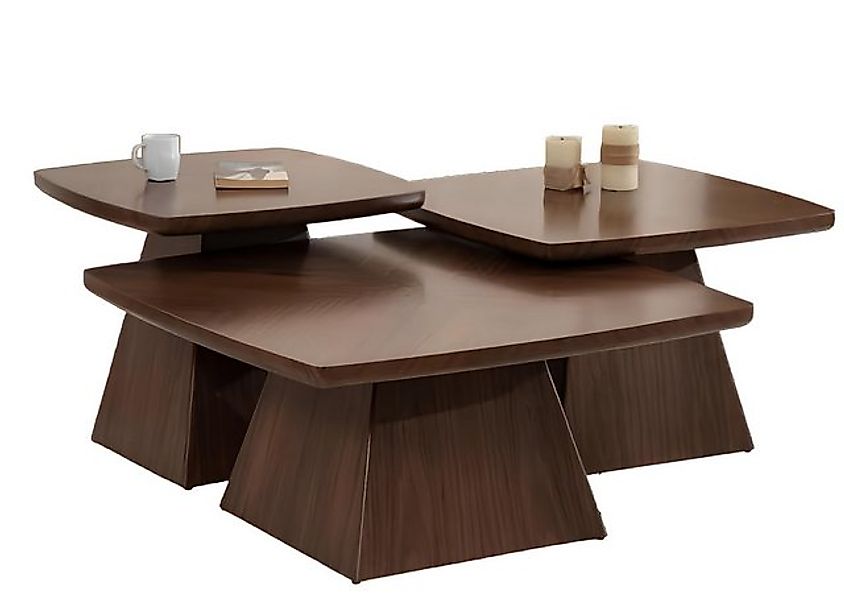 Xlmoebel Sofa 3er-Set Beistelltische - Moderne Designer-Tische für das Wohn günstig online kaufen