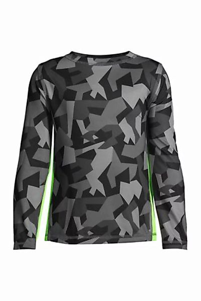 Active Langarm-Shirt Camouflage, Größe: 152-164, Grau, Polyester-Mischung, günstig online kaufen
