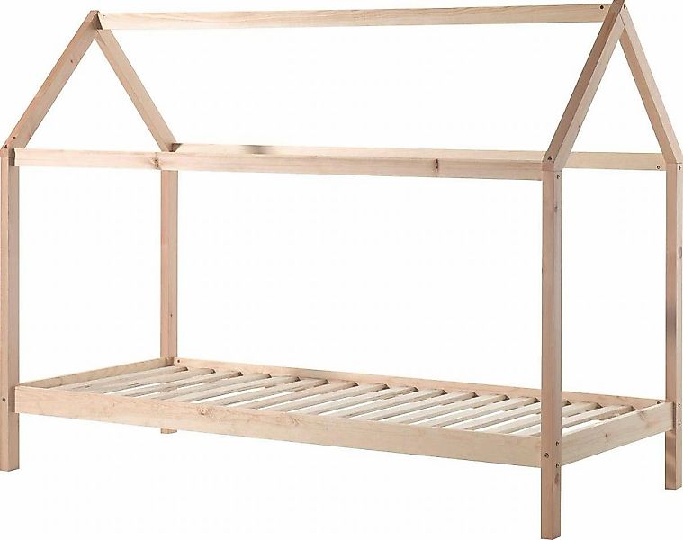 Vipack Hausbett "Dallas, Hausbett Kiefer massiv, stabil gebaut, mit Rolllat günstig online kaufen