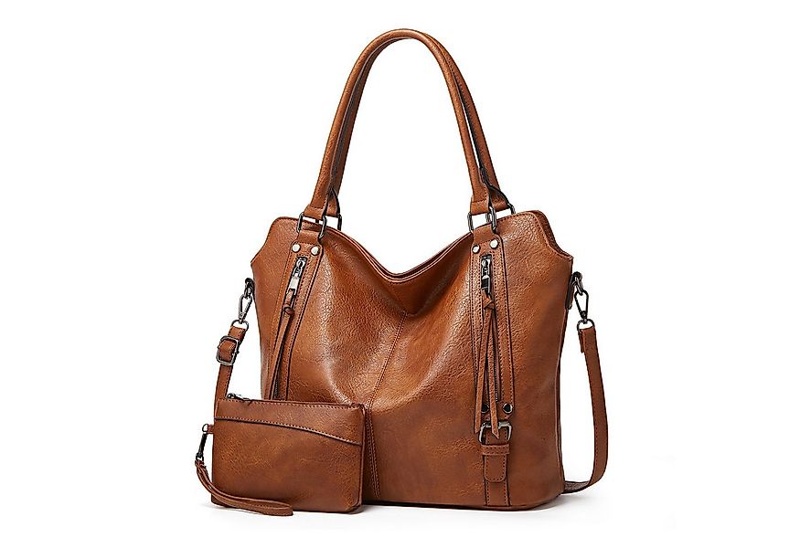 TAN.TOMI Handtasche Damen Schultertasche Groß Shopper Vegan Handtasche, Han günstig online kaufen