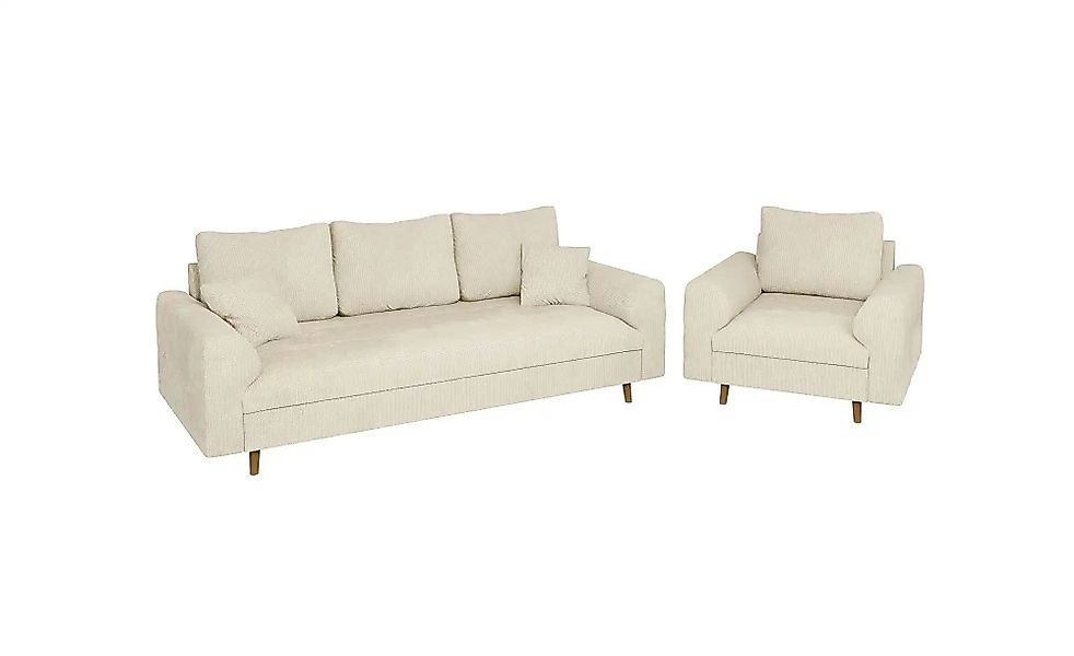 S-STYLE Polstergarnitur 3+1  Trygve ¦ beige ¦ Maße (cm): B: 210 H: 81 Polst günstig online kaufen