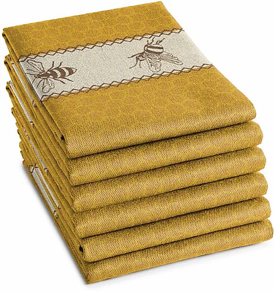 DDDDD Geschirrtuch »Bees«, (Set, 6 tlg.) günstig online kaufen