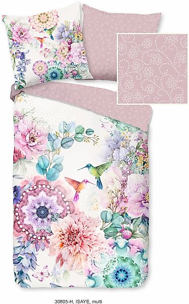 hip Wendebettwäsche "Isaye" 2 Stk. tlg. Mako-Satin, 135x200, Reißverschluss günstig online kaufen