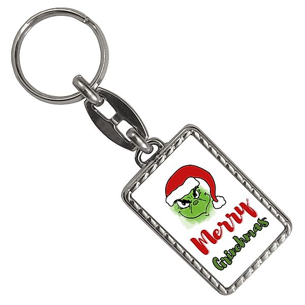 speecheese Schlüsselanhänger Merry Grinchmas Weihnachtsmuffel Schlüsselanhä günstig online kaufen