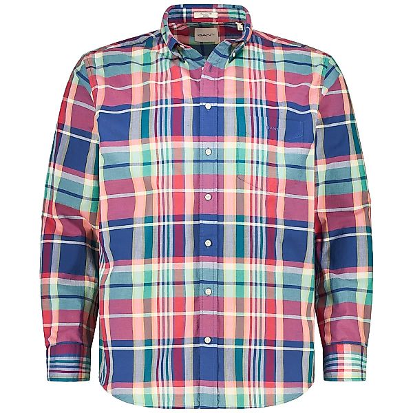 Gant Kariertes Freizeithemd aus Baumwolle Farbe rot Größe: 3XL günstig online kaufen