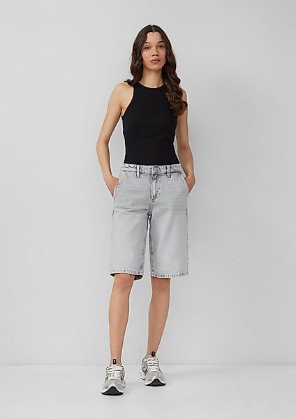 QS Jeansshorts Jeans-Hose Bermuda Skater / Relaxed Fit / Mid Rise günstig online kaufen