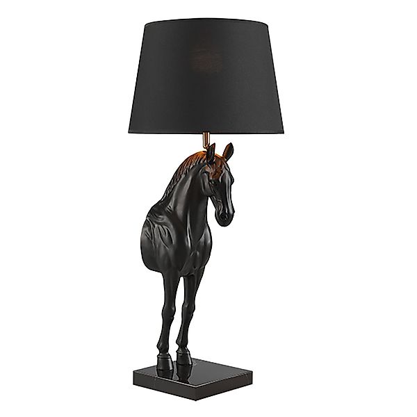 riess-ambiente Tischleuchte BLACK BEAUTY 75cm schwarz günstig online kaufen