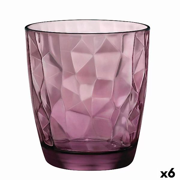 Becher Bormioli Rocco Diamond Lila Glas (390 Ml) (6 Stück) günstig online kaufen