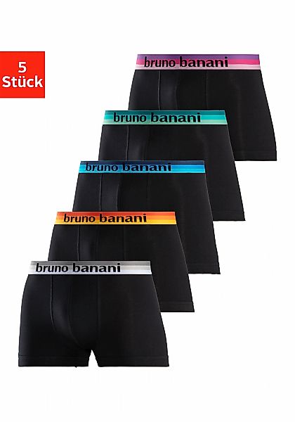 Bruno Banani Boxer "Boxershorts für Herren", (Packung, 5 St.), mit Streifen günstig online kaufen