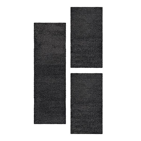 SIMPEX24 Hochflor-Bettumrandung Unicolor - Einfarbig, Höhe günstig online kaufen