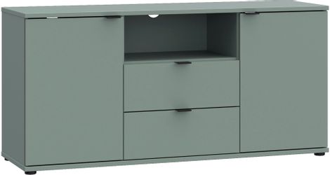 FORTE Lowboard "Ganymede" Breite 129,8cm, TV Board, Stauraum, Schublade; Me günstig online kaufen