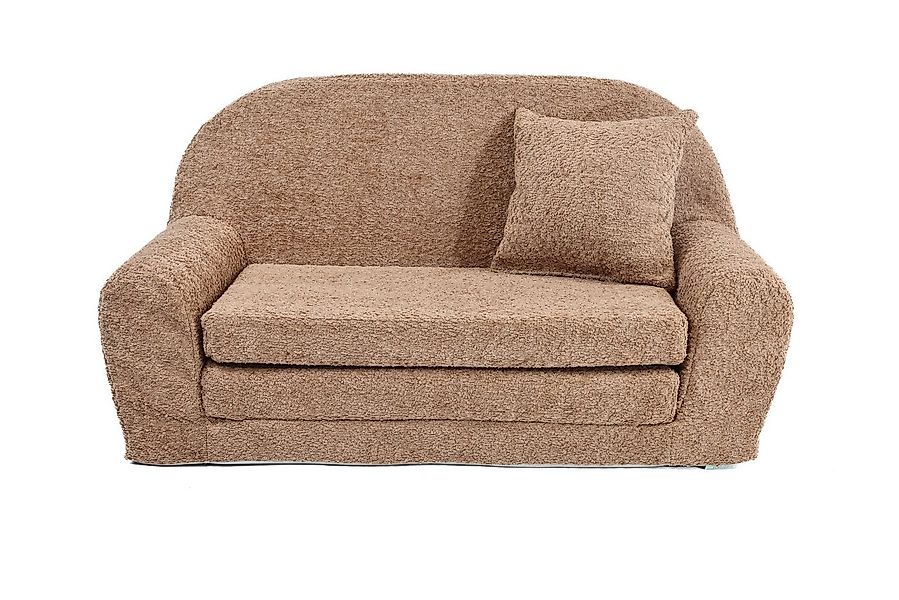 FORTISLINE Kindersofa Mini-Sofa Kindersofa Spielsofa aus Teddy-Stoff auskla günstig online kaufen