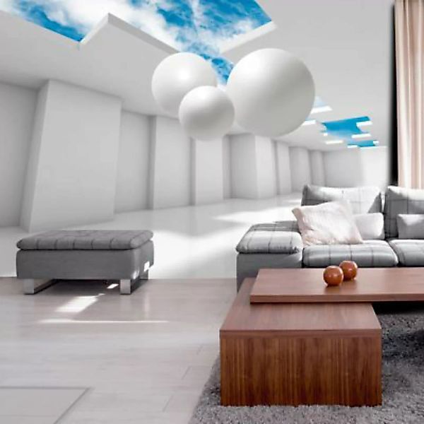 artgeist Fototapete Architecture of the Future blau/weiß Gr. 400 x 280 günstig online kaufen