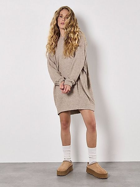 Apricot Minikleid Strickkleid mit markanten Nähten günstig online kaufen