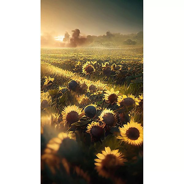 Erismann Digitaltapete Zooom Sunflowers 270 cm x 150 cm günstig online kaufen