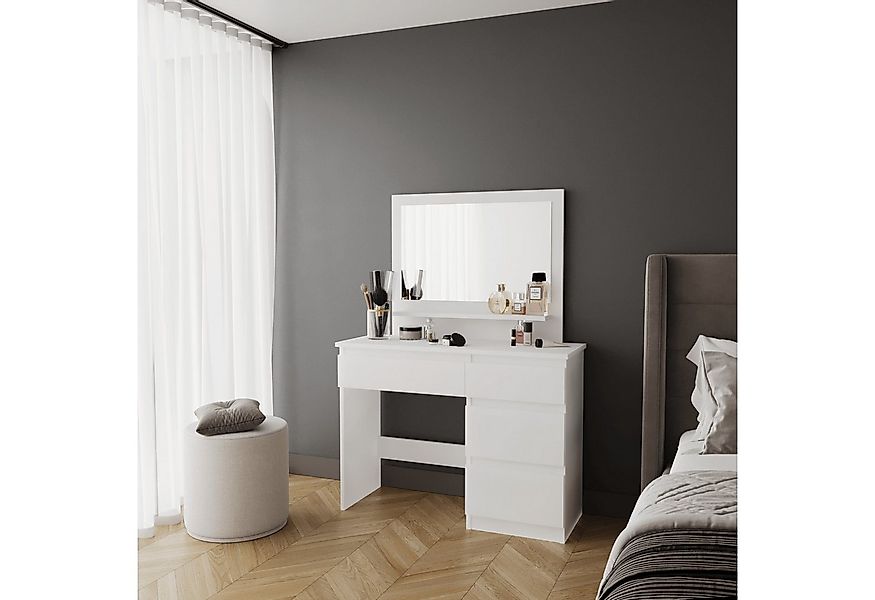 BDR Smart Home Art Schminkschrank Duru Schminktisch mit Spiegel-Schubladen günstig online kaufen