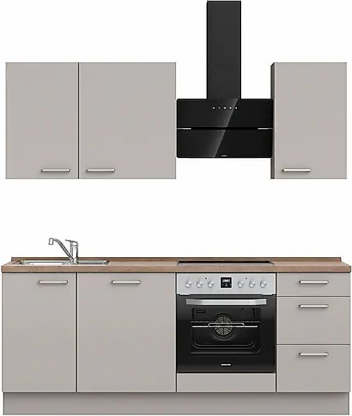 nobilia® Küchenzeile »"Touch II"« vormontiert, Ausrichtung wählbar, Breite günstig online kaufen