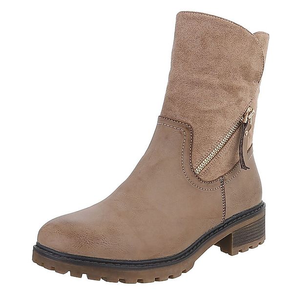 Ital-Design Stilvolle Stiefeletten mit Reißverschluss für günstig online kaufen