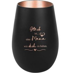 Der Porzellan-Laden Windlicht Personalisiertes Windlicht: 'Glück günstig online kaufen