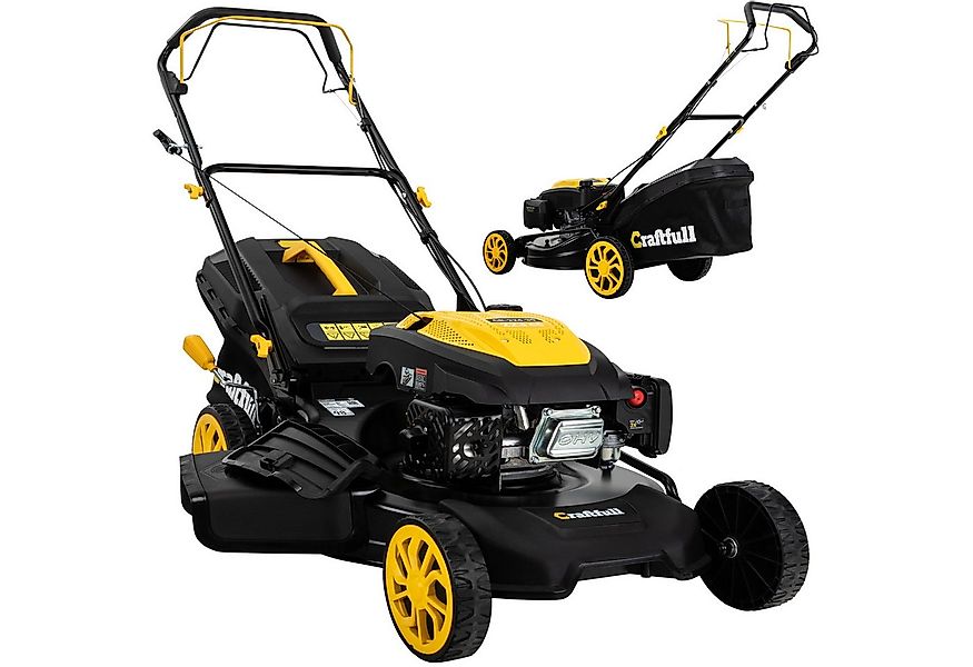 Craftfull Benzinrasenmäher CR-224-30 - 7 PS, 223 cm³ 4-Takt Benzin Rasenmäh günstig online kaufen