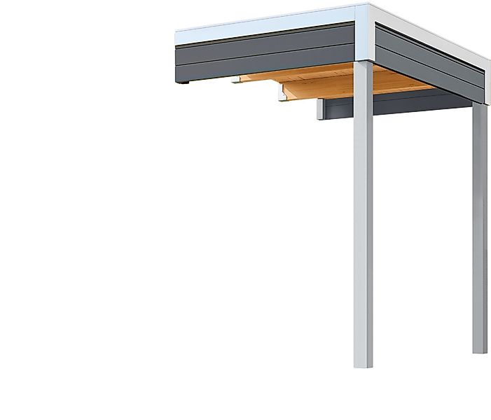 Nordic Holz Gartenhaus-Anbaudach "FELIX FYNN 1 1,5 A", Flachdach günstig online kaufen