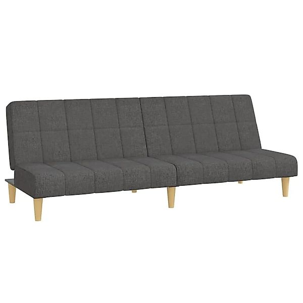 vidaXL Schlafsofa 2-Sitzer Dunkelgrau Stoff 375827 günstig online kaufen