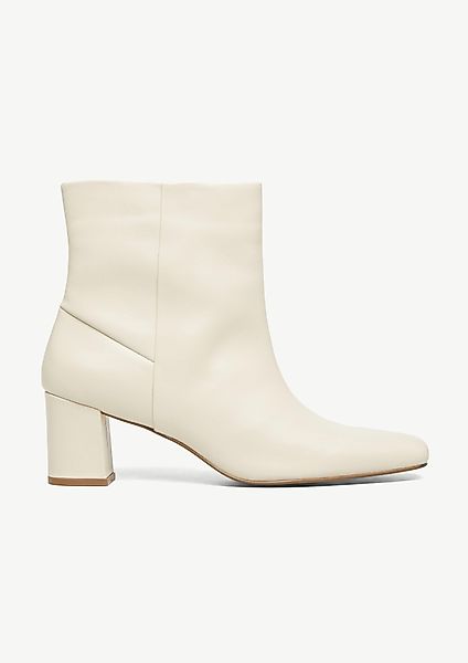 Comma Absatz-Stiefelette aus Glattleder Stiefel günstig online kaufen