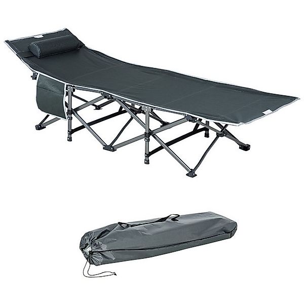 Outsunny Feldbett klappbares Klappbett (Campingbett mit günstig online kaufen