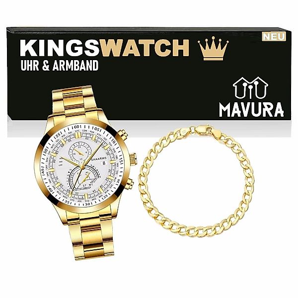 MAVURA Chronograph KINGSWATCH Armbanduhr & Armband günstig online kaufen