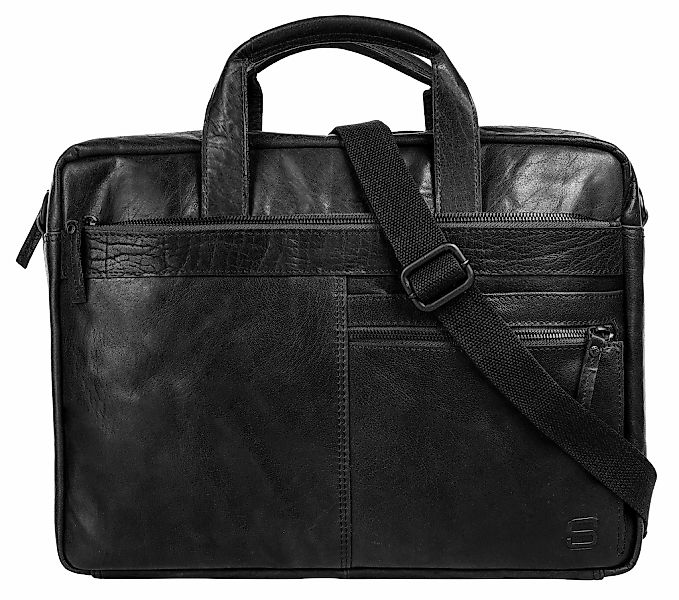 Spikes & Sparrow Aktentasche echt Leder günstig online kaufen
