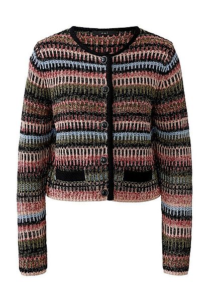 Oui Strickjacke mit Glanzgarn mit Glanzgarn günstig online kaufen