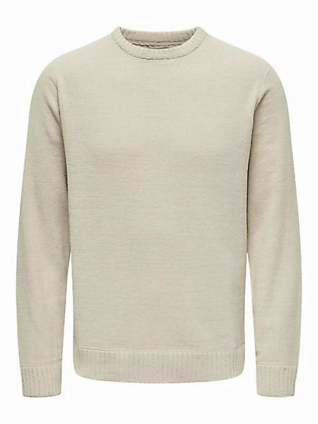 ONLY & SONS Strickpullover Strickpullover Rundhals Langarm Regular fit ONSE günstig online kaufen