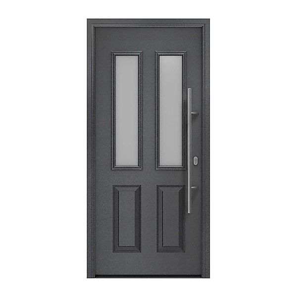 EcoStar Haustür Isopro IP 410S Anthrazitmetallic 110 cm x 210 cm DIN R günstig online kaufen