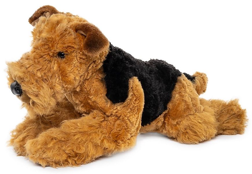 Uni-Toys Kuscheltier Airedale Terrier, liegend - 43 cm (Länge) - Plüsch-Hun günstig online kaufen