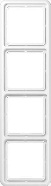 Jung Rahmen 4-fach aws waage/senkrecht CD 584 WU WW günstig online kaufen