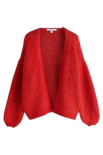 Next Strickjacke Weiche Strickjacke im Grobstrick mit Wolle (1-tlg) günstig online kaufen