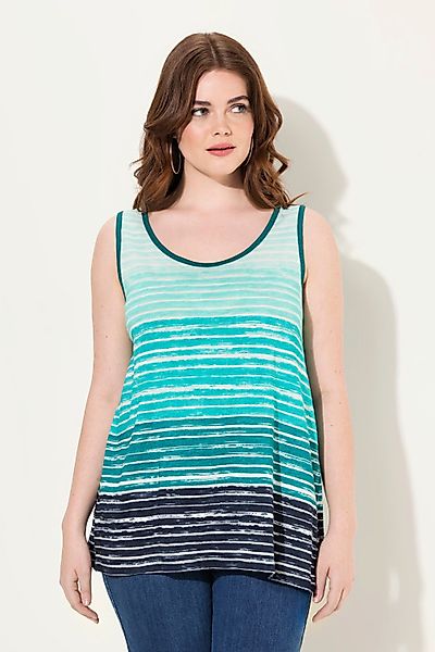 Ulla Popken Longtop Top Streifen-Verlauf A-Linie günstig online kaufen