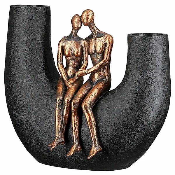 Casablanca by Gilde Tischvase »Vase Frau; Mann Movement schwarz H. 20,5 cm« günstig online kaufen