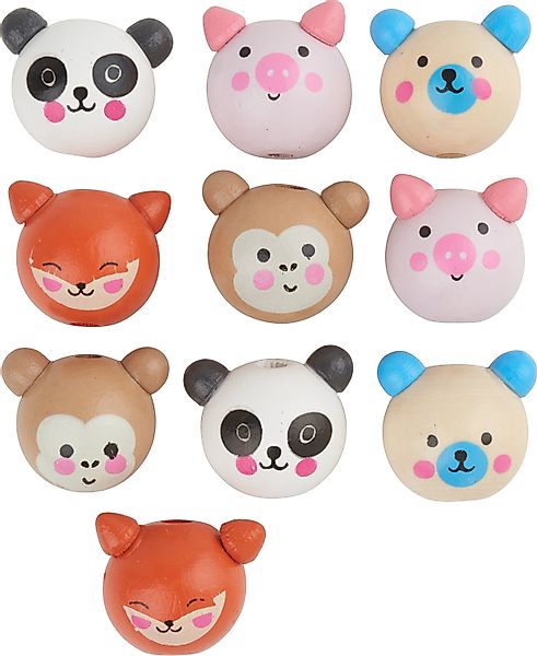Folia Dekofigur Cute Animal (10 St), günstig online kaufen