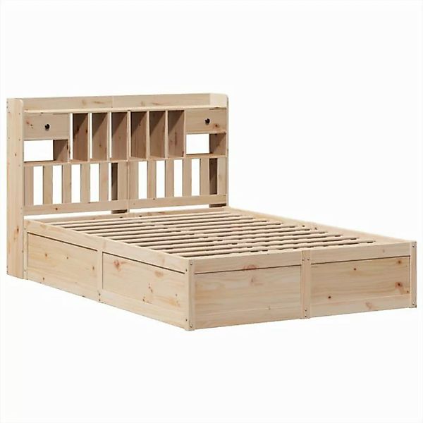 vidaXL Bettgestell Massivholzbett ohne Matratze 160x200 cm Kiefernholz Bett günstig online kaufen