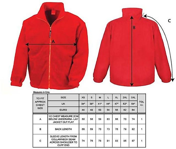 Result Fleecejacke Polartherm™ Active Fleece Jacke RT36 günstig online kaufen