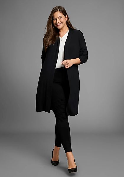 Laura Scott CURVE Longstrickjacke, aus weichem, angenehmem fließendem Jerse günstig online kaufen