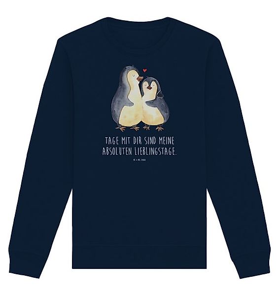 Mr. & Mrs. Panda Longpullover Größe XXL Pinguin umarmen - French Navy - Ges günstig online kaufen