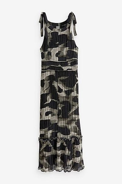 Next Maxikleid Ärmelloses, plissiertes Maxikleid, Kurzgröße günstig online kaufen