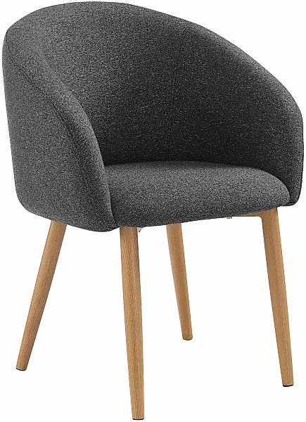 SalesFever Armlehnstuhl "Komfortabler Esszimmerstuhl mit Stil" (Set) 2 Stk. günstig online kaufen