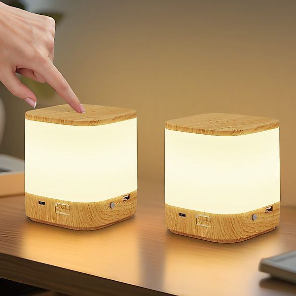 Nettlife LED Nachttischlampe 2ER Touch Dimmbar günstig online kaufen