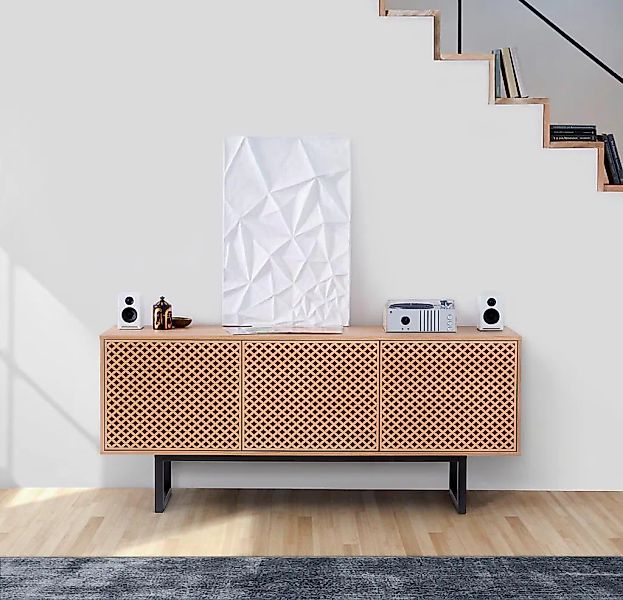 Woodman Sideboard "Malena", Kommode mit Push-to open Funktion, Breite 175 c günstig online kaufen