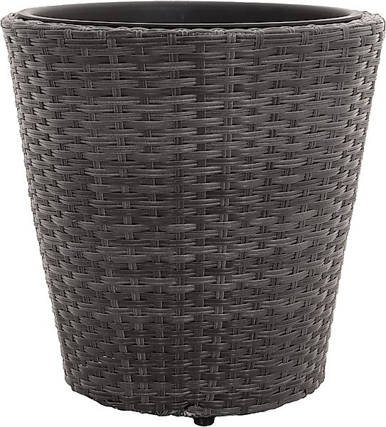 tegawo Pflanzkübel Polyrattan konisch rund günstig online kaufen